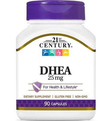 21st Century, DHEA, 25 mg, 90 Capsules