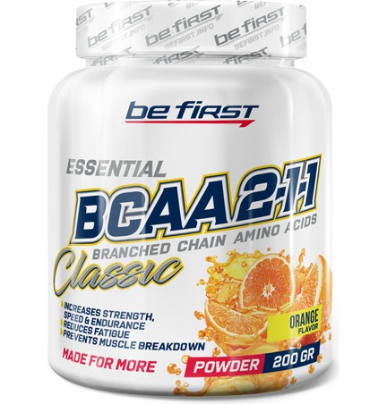 BCAA 2:1:1 Classic powder 200г апельсин