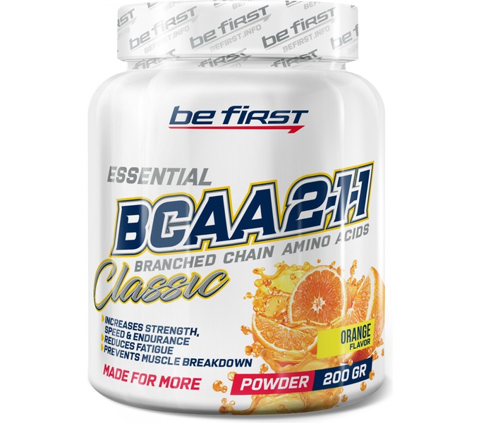 BCAA 2:1:1 Classic powder 200г апельсин