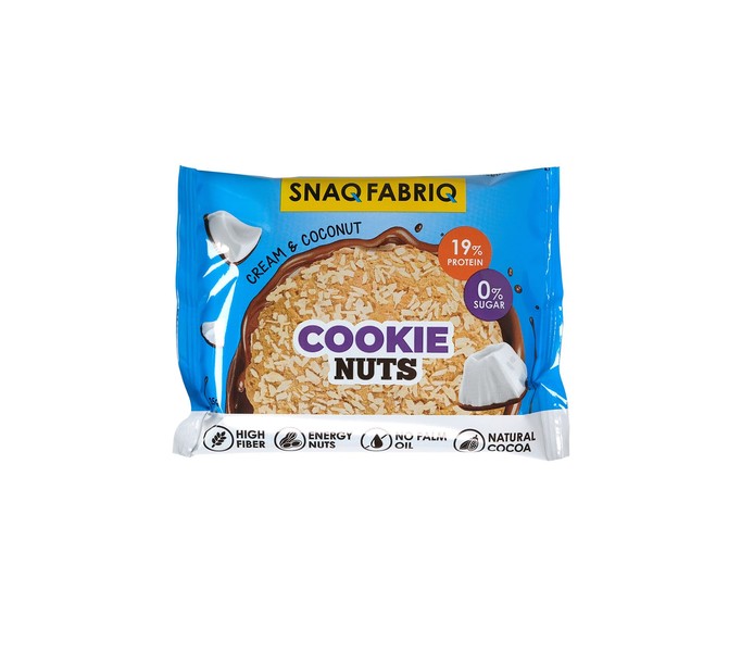 Cookie Nuts Snaq Fabriq - Сливочный кокос 