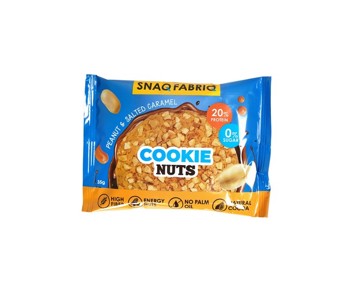 Cookie Nuts Snaq Fabriq - Десерт с солёной карамелью 