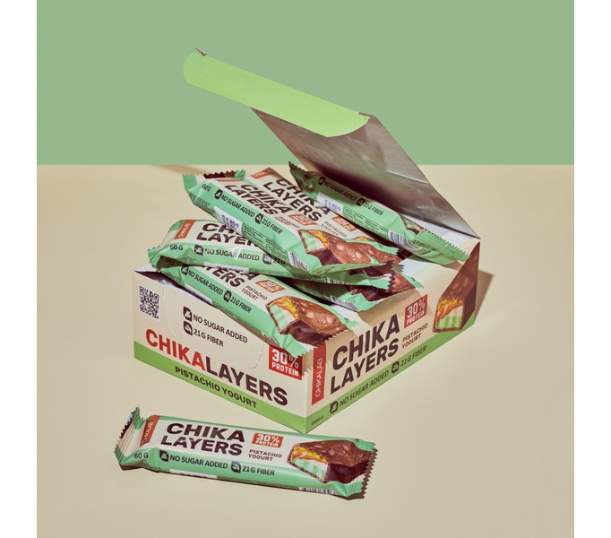 Протеиновый батончик Chikalab – Chika Layers - Pistachio Yogurt 