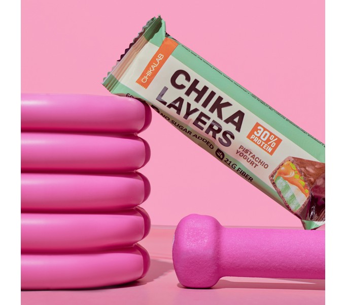 Протеиновый батончик Chikalab – Chika Layers - Pistachio Yogurt 