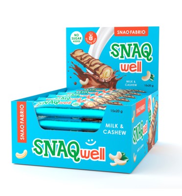 Вафли с начинкой Snaq Well - Молочно-ореховый