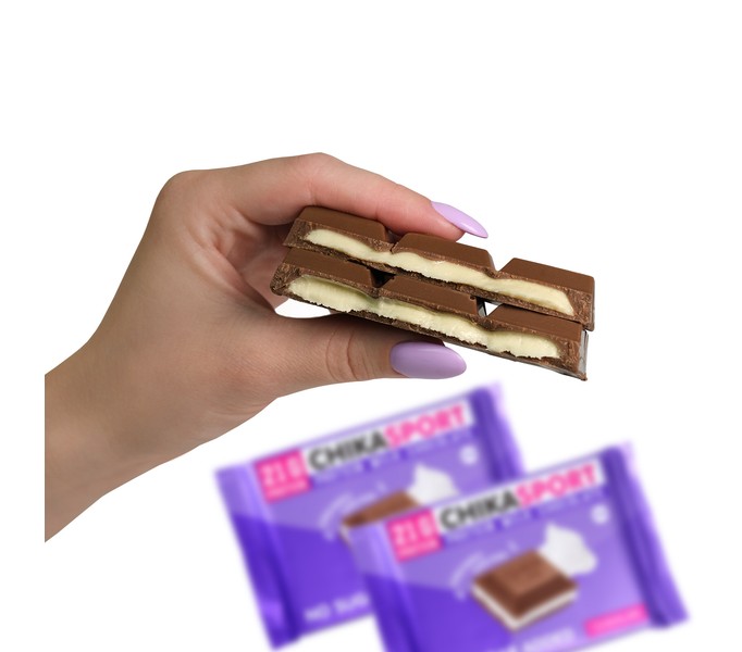 Milk chocolate bar with Chikalab filling - Cream filling