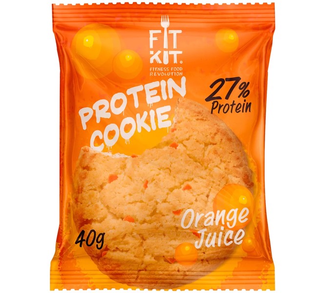 Protein Cookie Orange Juice
