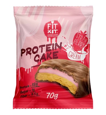 Protein Cake Клубника со сливками