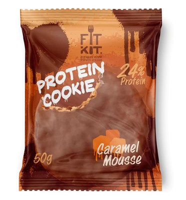 Choco Protein Cookie Caramel Mousse