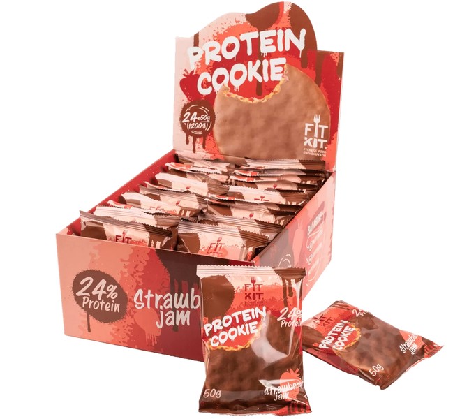 Choco Protein Cookie Strawberry Jam