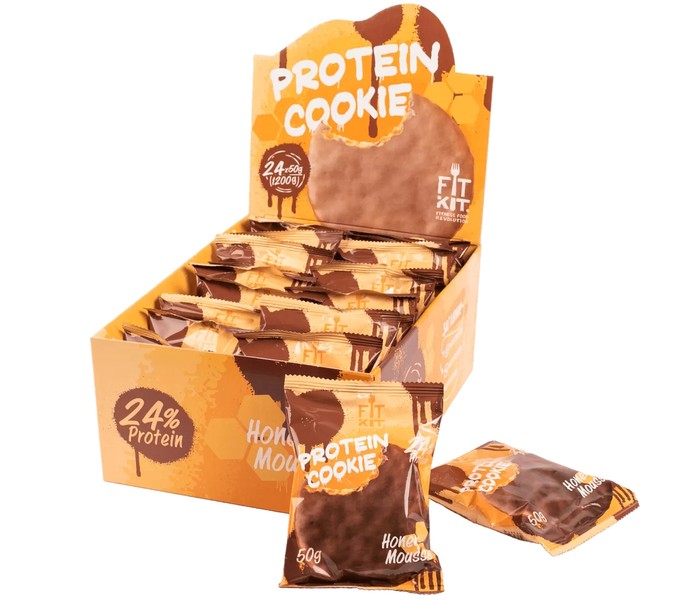 Choco Protein Cookie Honey Mousse