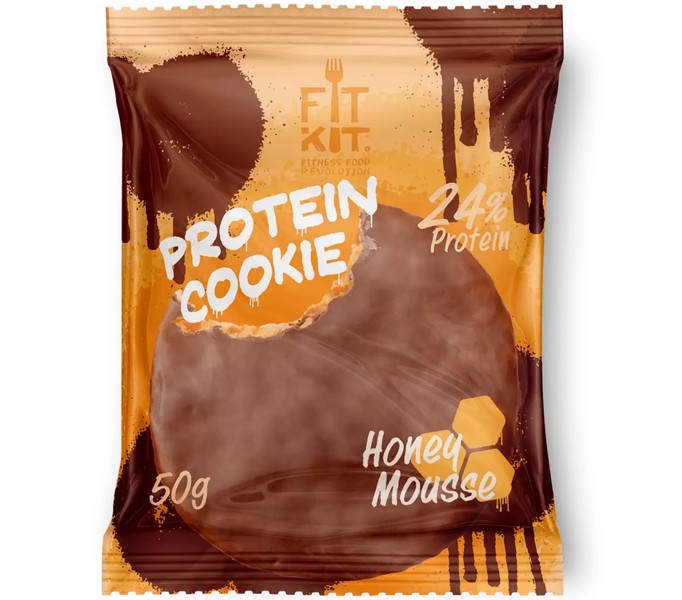 Choco Protein Cookie Honey Mousse