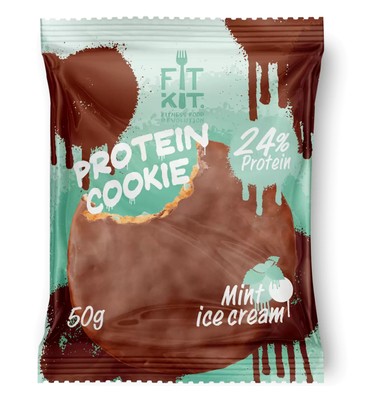 Choco Protein Cookie პიტნის ნაყინი