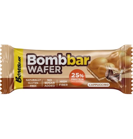 Bombbar, CHIKALAB Protein Wafers Dessert, 40г (Сливочно-ореховая)