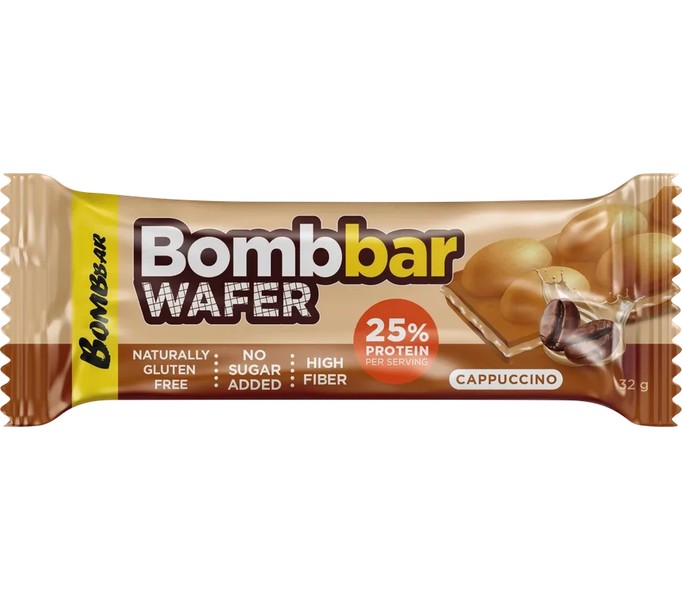 Bombbar, CHIKALAB Protein Wafers Dessert, 40г (Сливочно-ореховая)