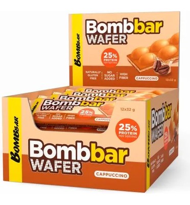 Вафли Bombbar WAFER, Капучино, 20 шт х 32г