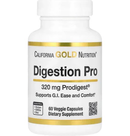 California Gold Nutrition, Digestion Pro, with ProDigest®, 320 mg, 60 Veggie Capsules