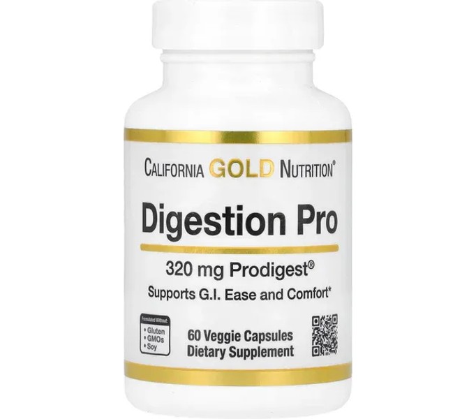 California Gold Nutrition, Digestion Pro, with ProDigest®, 320 mg, 60 Veggie Capsules