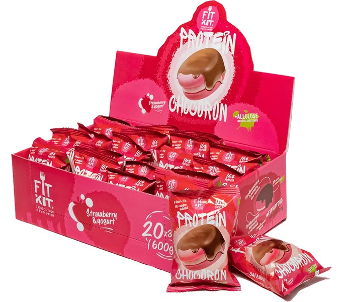 Protein Chocoron Клубника-йогурт 30 гр