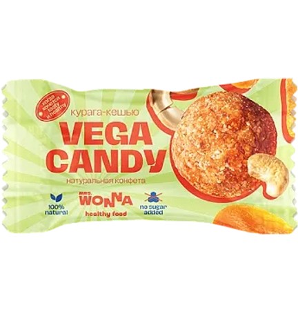 MRS.WONNA VEGA CANDY 30г (курага-кешью)