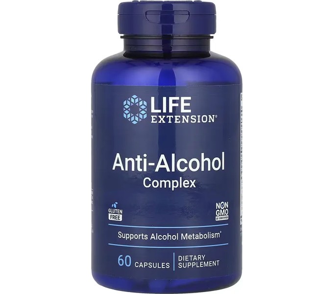 Life Extension, Anti-Alcohol Complex, 60 Capsules