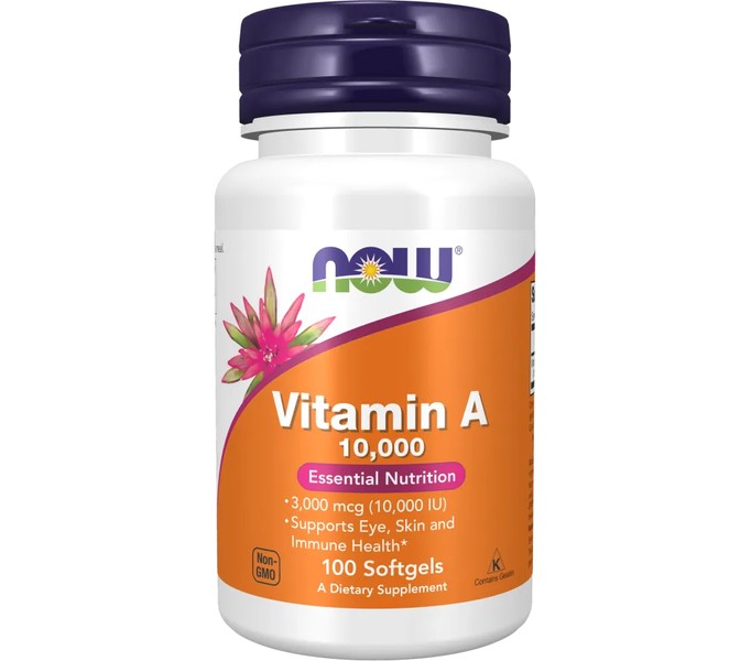 NOW Vitamin A 10,000 Softgels