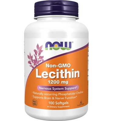 Now, LECITHIN 1200mg 200 капсул