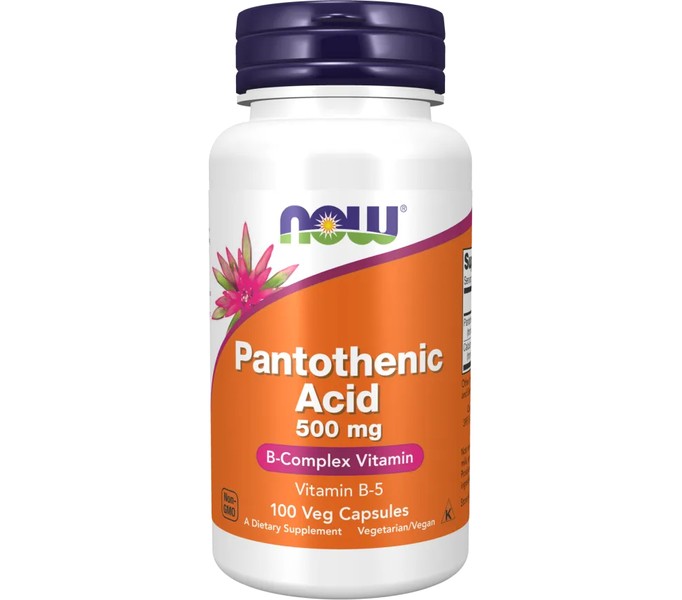 Now, PANTOTHENIC ACID 500mg 100 капсул