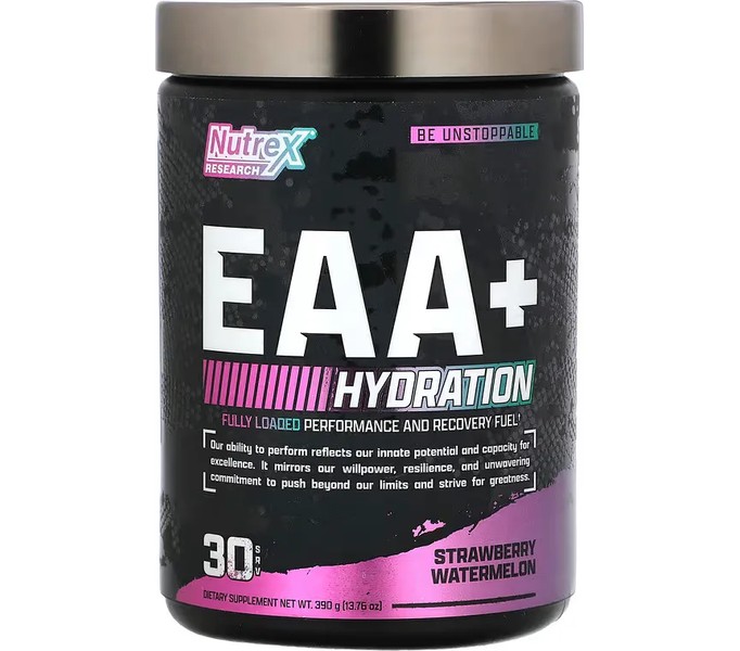 Nutrex, EAA Hydration, 30 порций (Клубника-Арбуз)