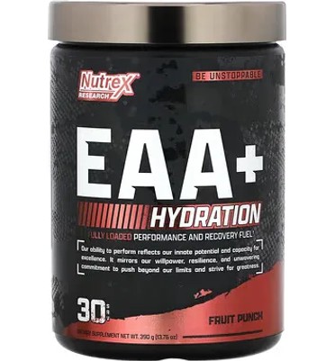 Nutrex, EAA Hydration, 30 порций (Фруктовый пунш)