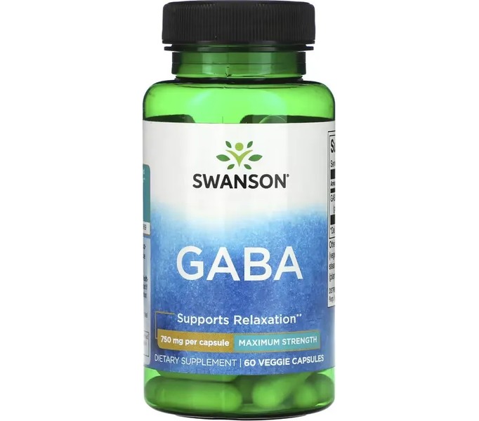 SWANSON  GABA  750-mg,120 Capsules