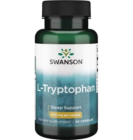 Swanson L-триптофан, 500 мг, 60 капсул