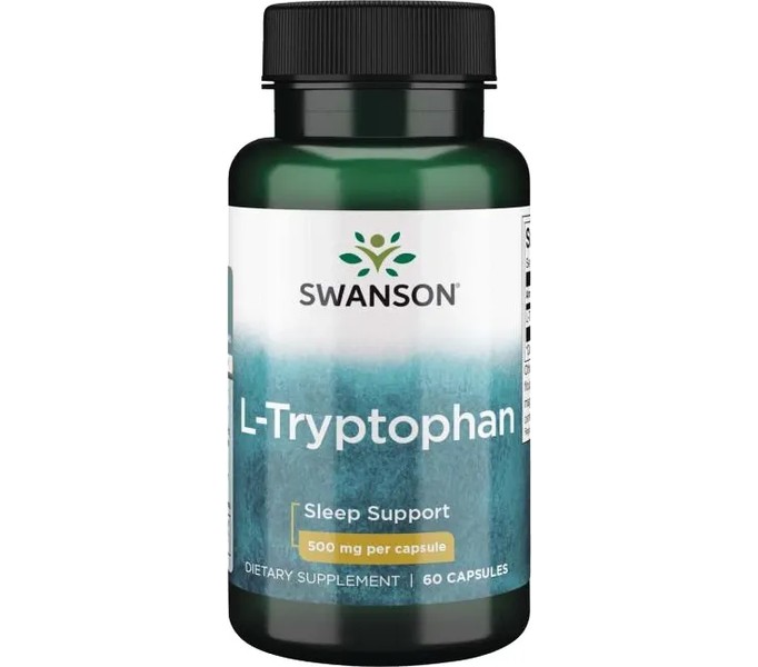 Swanson L-триптофан, 500 мг, 60 капсул