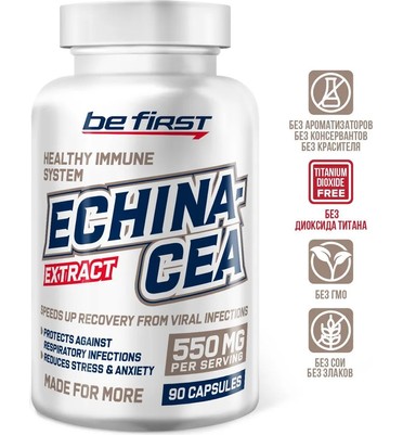 BeFirst, Echinacea Extract Capsules, 90 капсул