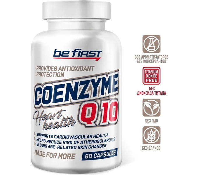 BeFirst, Coenzyme Q10, 60 капсул