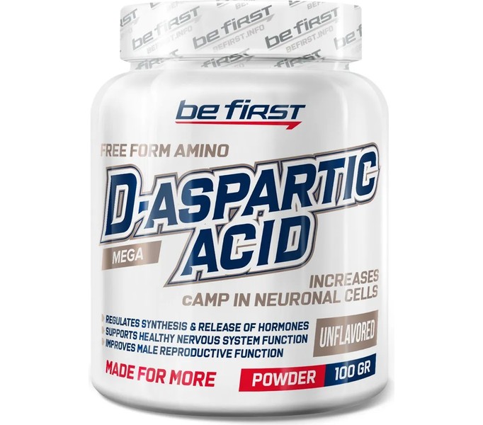 BeFirst, D-Aspartic Acid powder, 100г