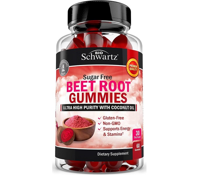 BioSchwartz, Beet Root Gummies, Sugar Free, 60 Gummies