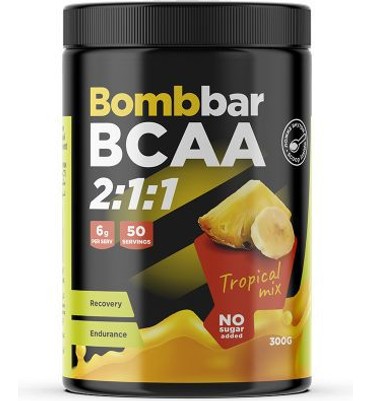 Bombbar, BCAA 2:1:1, 300г (Тропический)