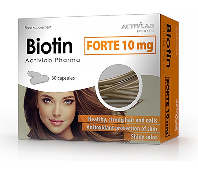 Activlab, Biotine FORTE 10mg - box (2 bl. x 15 tabl.)