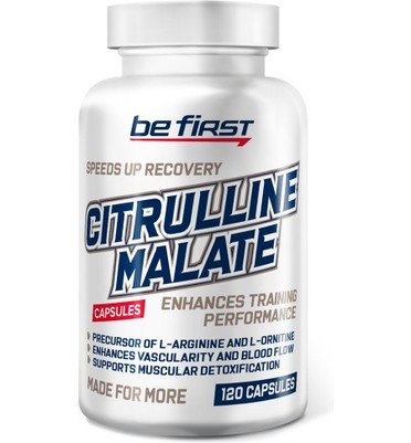 BeFirst, Citrulline malate, 120 капсул