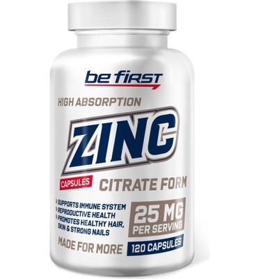 BeFirst, Zinc, 120 капсул