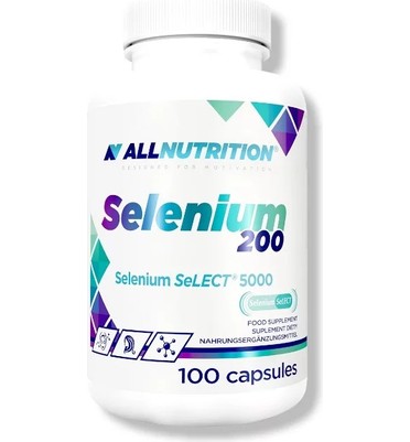 All Nutrition, SELENIUM 200 100 капсул