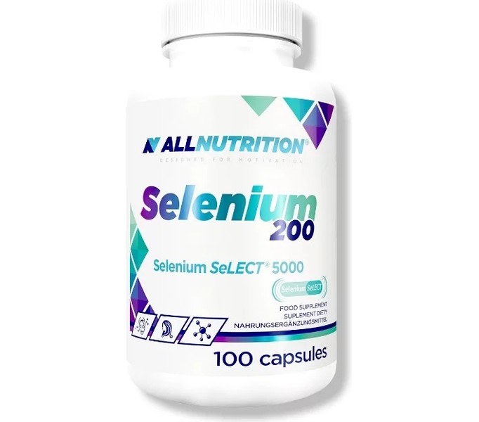 All Nutrition, SELENIUM 200 100 капсул