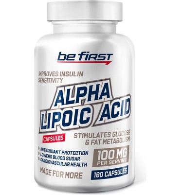 BeFirst, Alpha lipoic acid, 180 капсул