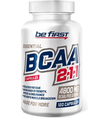 BeFirst, BCAA Capsules, 120 капсул