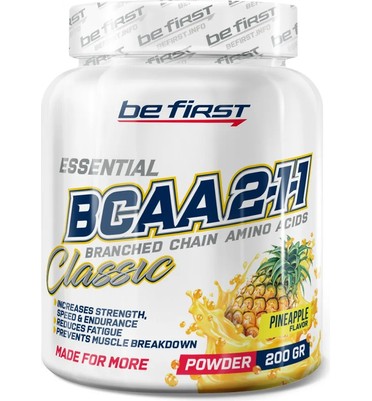 BeFirst, BCAA 2:1:1 Classic powder, 200г (ананас)