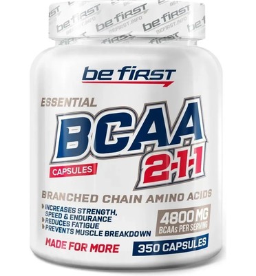 BeFirst, BCAA Capsules, 350 капсул