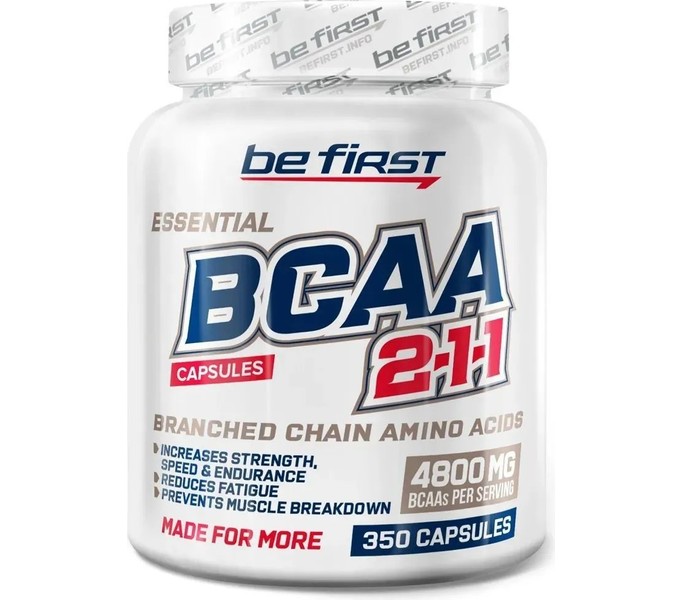 BeFirst, BCAA Capsules, 350 капсул